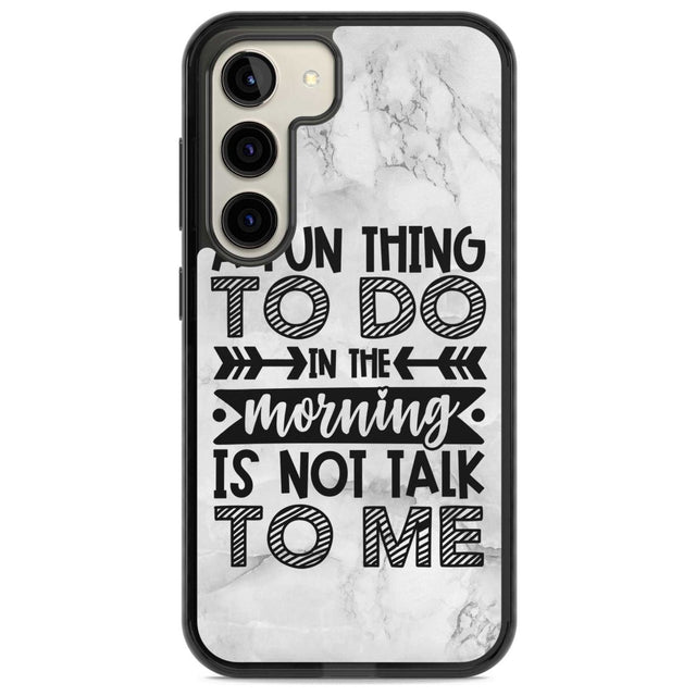 A Fun thing to do Phone Case Samsung S22 / Black Impact Case,Samsung S23 / Black Impact Case Blanc Space