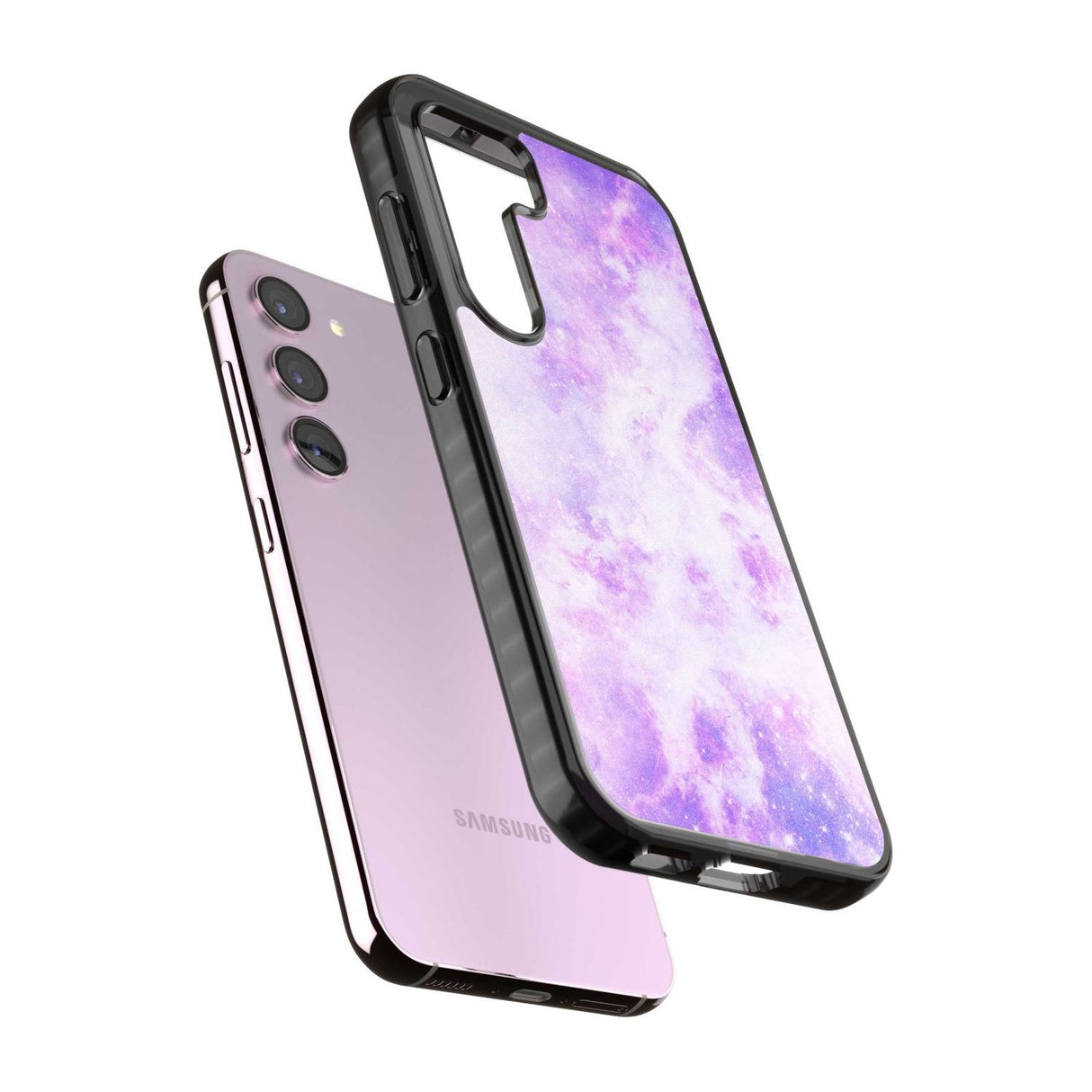 Purple Galaxy Pattern Design