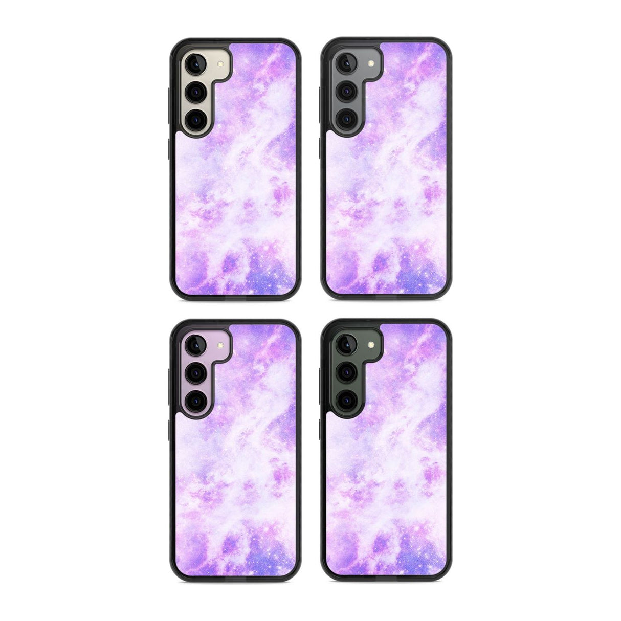 Purple Galaxy Pattern Design