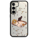 Feline Phenomenon Phone Case Samsung S22 / Black Impact Case,Samsung S23 / Black Impact Case Blanc Space