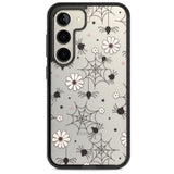 Spiders and Flowers Pattern Impact Phone Case for Samsung Galaxy S24, Samsung Galaxy S23, Samsung Galaxy S22