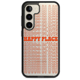 Happy Place (Orange) Impact Phone Case for Samsung Galaxy S24, Samsung Galaxy S23, Samsung Galaxy S22