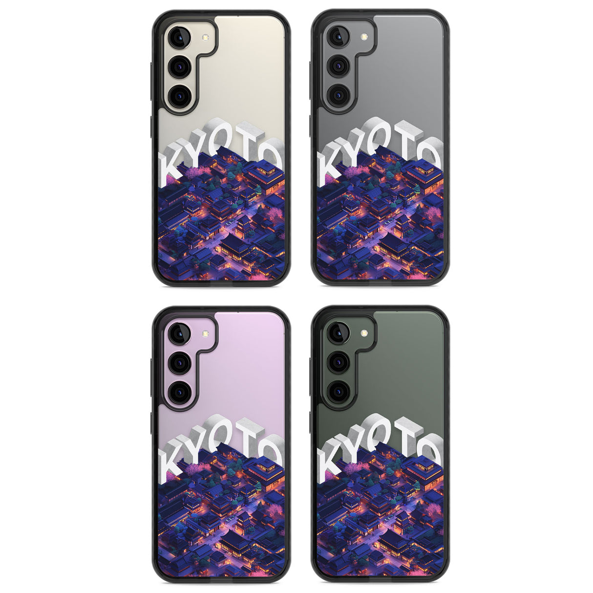 Kyoto Impact Phone Case for Samsung Galaxy S24, Samsung Galaxy S23, Samsung Galaxy S22