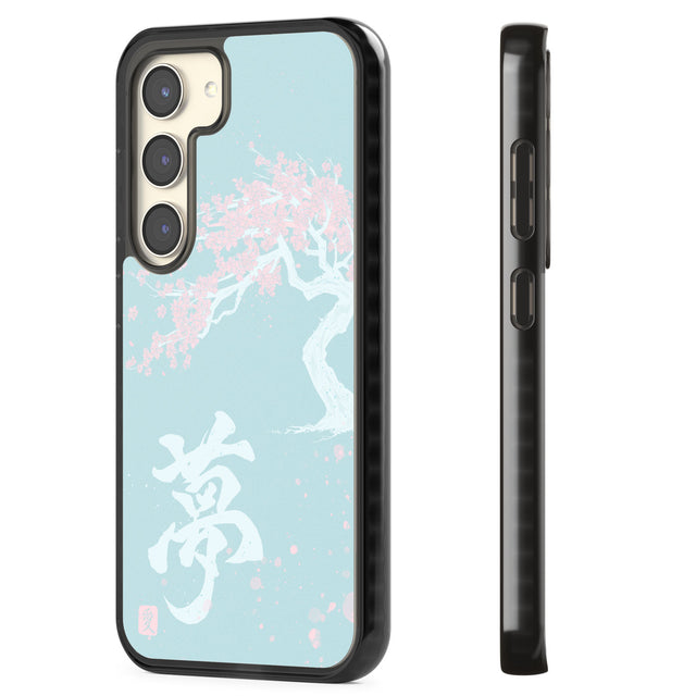 Dreams & Cherry Blossom Impact Phone Case for Samsung Galaxy S24, Samsung Galaxy S23, Samsung Galaxy S22