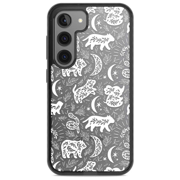 Forest Animal Silhouettes: White/Clear