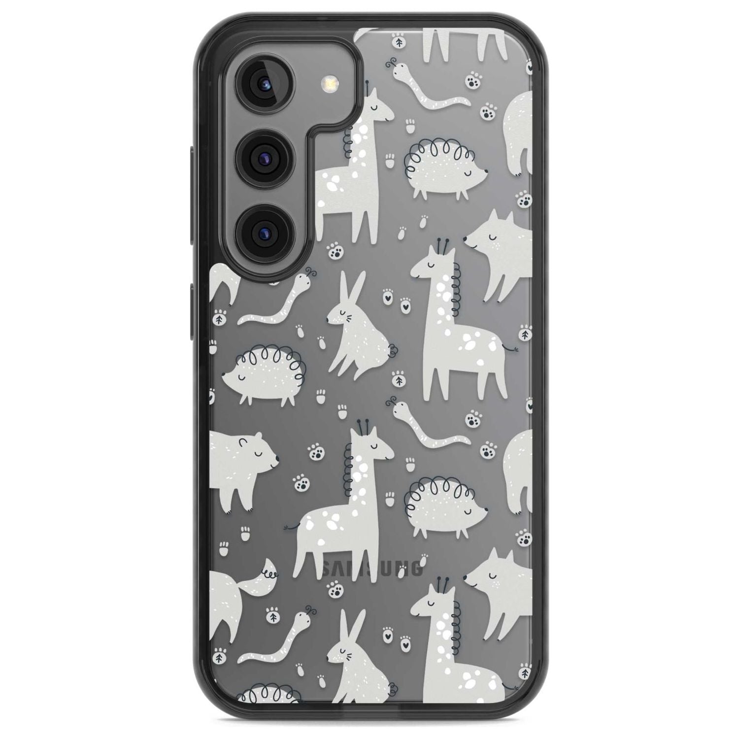 Adorable Mixed Animals Pattern (Clear)