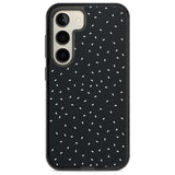 Confetti (Black) Phone Case Samsung S22 / Black Impact Case,Samsung S23 / Black Impact Case Blanc Space