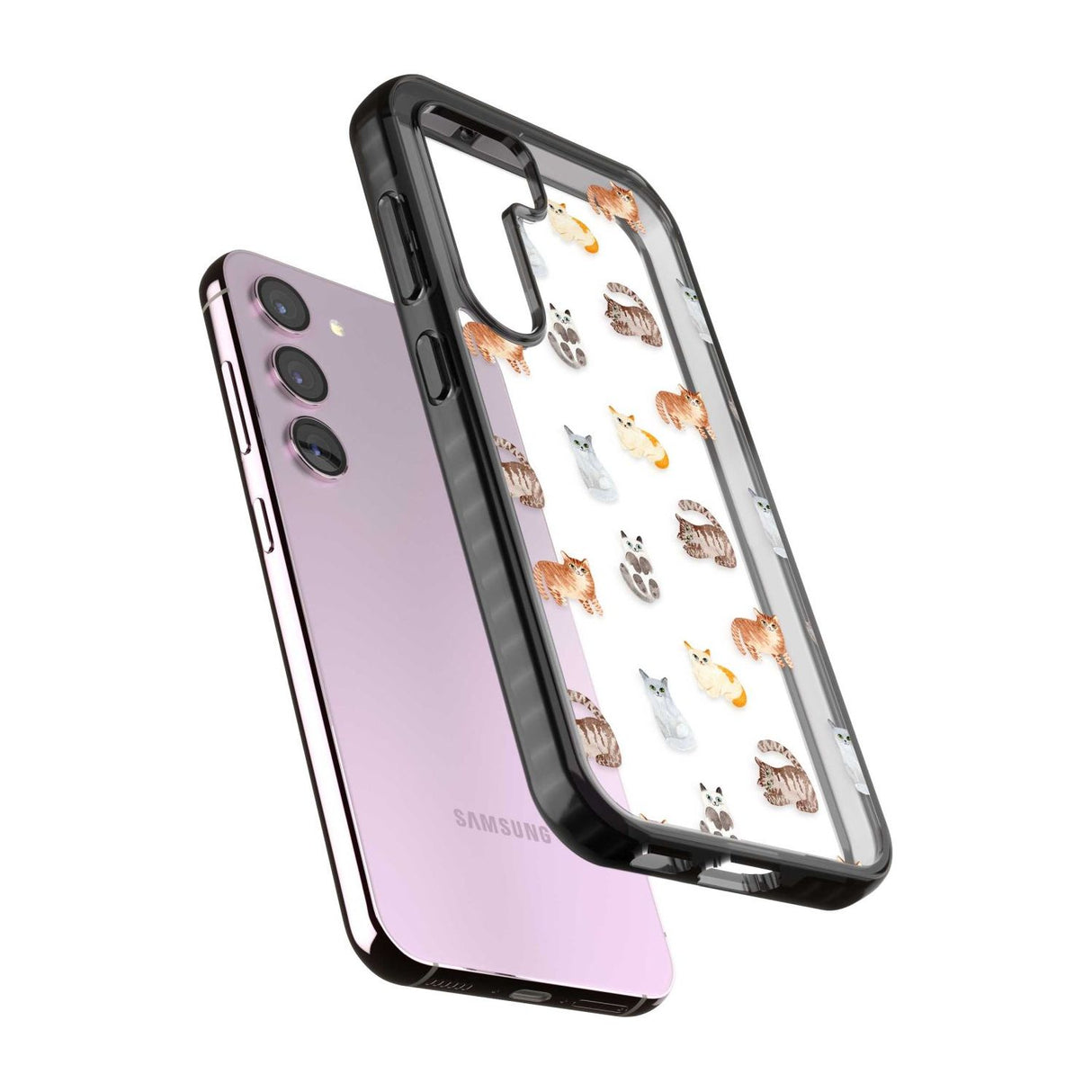 Cute Cat Pattern - Clear Phone Case iPhone 15 Pro Max / Black Impact Case,iPhone 15 Plus / Black Impact Case,iPhone 15 Pro / Black Impact Case,iPhone 15 / Black Impact Case,iPhone 15 Pro Max / Impact Case,iPhone 15 Plus / Impact Case,iPhone 15 Pro / Impact Case,iPhone 15 / Impact Case,iPhone 15 Pro Max / Magsafe Black Impact Case,iPhone 15 Plus / Magsafe Black Impact Case,iPhone 15 Pro / Magsafe Black Impact Case,iPhone 15 / Magsafe Black Impact Case,iPhone 14 Pro Max / Black Impact Case,iPhone 14 Plus / Bl