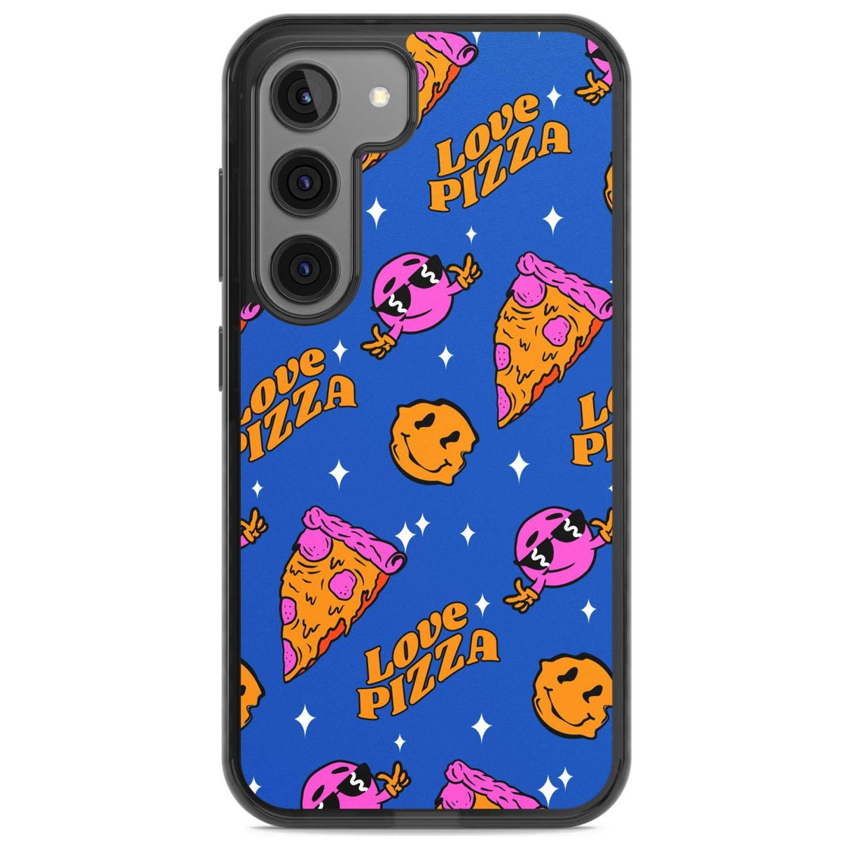 Psychedelic Love Pizza Pattern