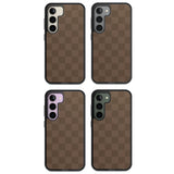 CHOCOLATE CHECKERED Impact Phone Case for Samsung Galaxy S24, Samsung Galaxy S23, Samsung Galaxy S22