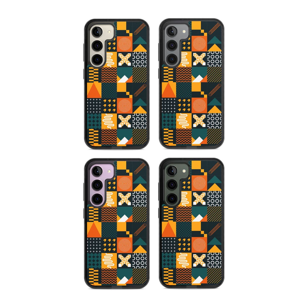 Funky Geometric Patterns: Orange & Dark Green Phone Case iPhone 15 Pro Max / Black Impact Case,iPhone 15 Plus / Black Impact Case,iPhone 15 Pro / Black Impact Case,iPhone 15 / Black Impact Case,iPhone 15 Pro Max / Impact Case,iPhone 15 Plus / Impact Case,iPhone 15 Pro / Impact Case,iPhone 15 / Impact Case,iPhone 15 Pro Max / Magsafe Black Impact Case,iPhone 15 Plus / Magsafe Black Impact Case,iPhone 15 Pro / Magsafe Black Impact Case,iPhone 15 / Magsafe Black Impact Case,iPhone 14 Pro Max / Black Impact Cas