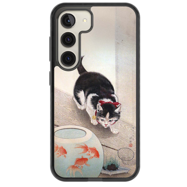 Cat & Goldfish Bowl