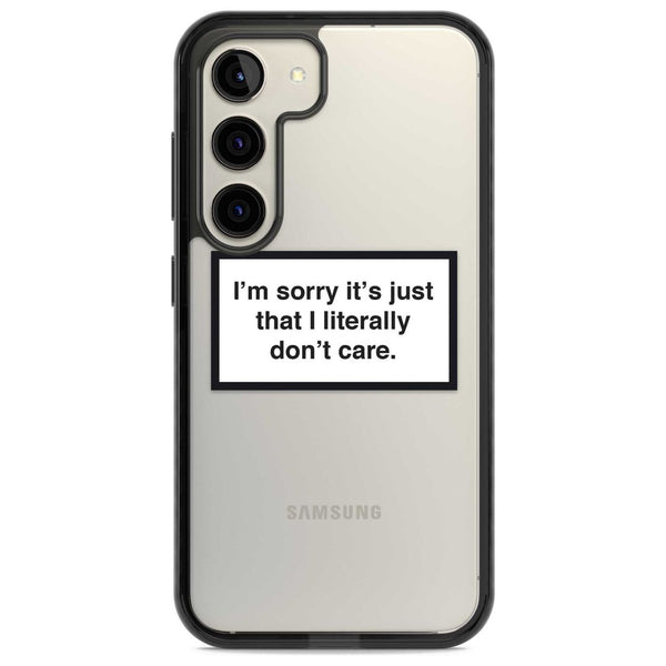 Literally Don't Care