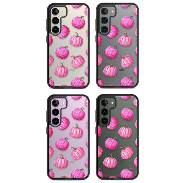 Pink Pumpkins Impact Phone Case for Samsung Galaxy S24, Samsung Galaxy S23, Samsung Galaxy S22