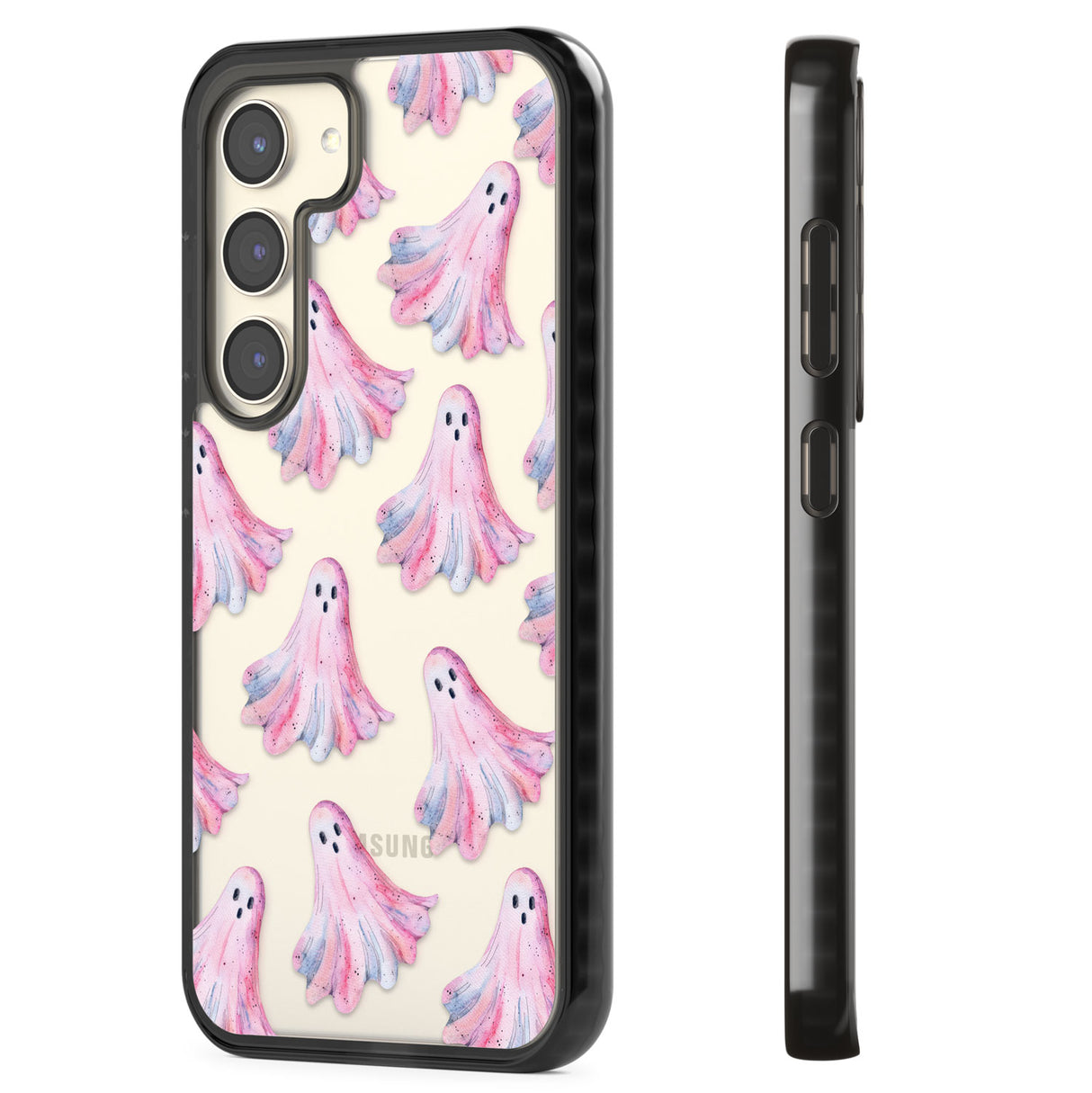 Pink Ghosts Impact Phone Case for Samsung Galaxy S24, Samsung Galaxy S23, Samsung Galaxy S22