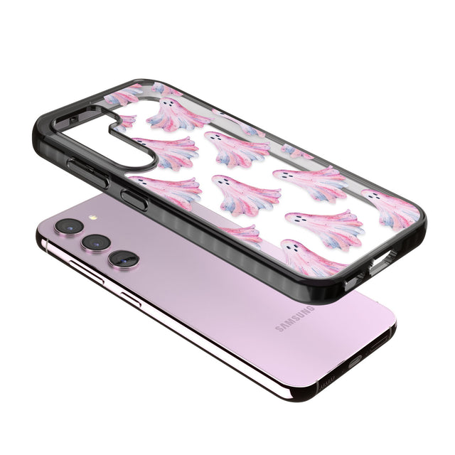 Pink Ghosts Impact Phone Case for Samsung Galaxy S24, Samsung Galaxy S23, Samsung Galaxy S22