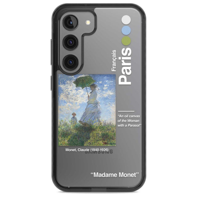 Madame Monet and Her Son Phone Case Samsung S22 / Black Impact Case,Samsung S23 / Black Impact Case Blanc Space