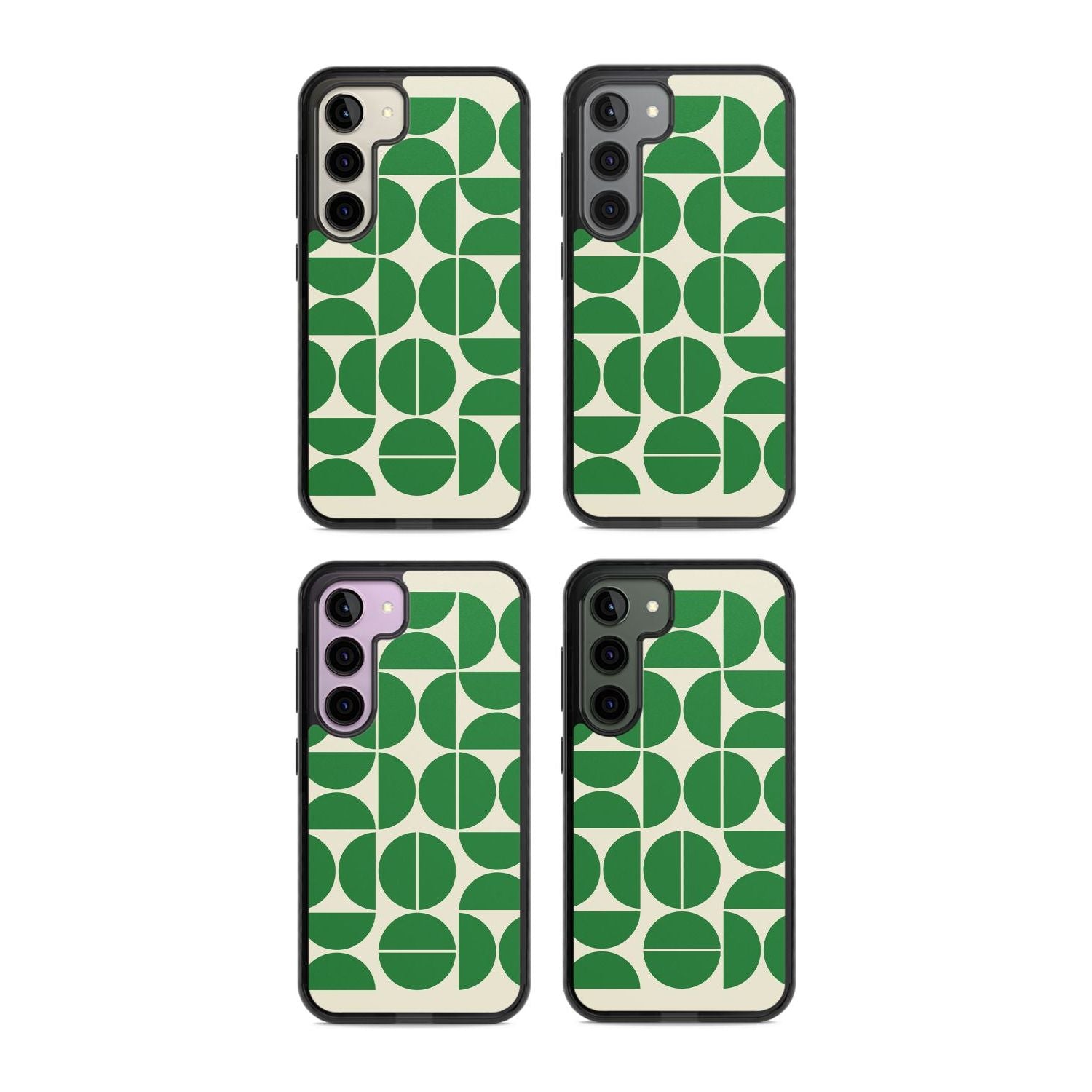 Retro Green Circles