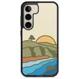 North Sunset Phone Case Samsung S22 / Black Impact Case,Samsung S23 / Black Impact Case Blanc Space