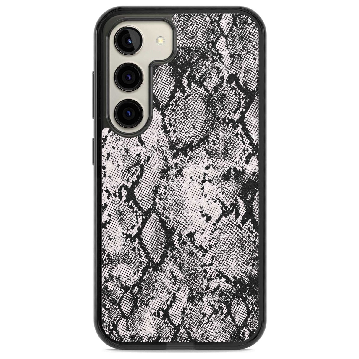 Pastel Snakeskin - Grey Phone Case Samsung S22 / Black Impact Case,Samsung S23 / Black Impact Case Blanc Space