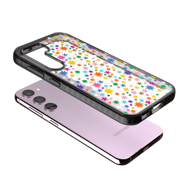 Rainbow Starburst Impact Phone Case for Samsung Galaxy S24, Samsung Galaxy S23, Samsung Galaxy S22