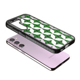 Emerald Stars Pattern (Clear) Impact Phone Case for Samsung Galaxy S24, Samsung Galaxy S23, Samsung Galaxy S22