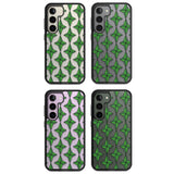 Emerald Stars Pattern (Clear) Impact Phone Case for Samsung Galaxy S24, Samsung Galaxy S23, Samsung Galaxy S22