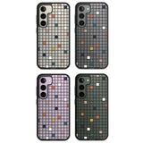 Earthtone Clear Geometric Grid Impact Phone Case for Samsung Galaxy S24, Samsung Galaxy S23, Samsung Galaxy S22