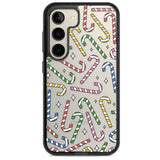 Colourful Stars & Candy Canes Impact Phone Case for Samsung Galaxy S24, Samsung Galaxy S23, Samsung Galaxy S22