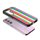 Vibrant Stripes Impact Phone Case for Samsung Galaxy S24, Samsung Galaxy S23, Samsung Galaxy S22