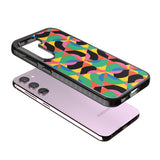 Abstract Carnival Impact Phone Case for Samsung Galaxy S24, Samsung Galaxy S23, Samsung Galaxy S22