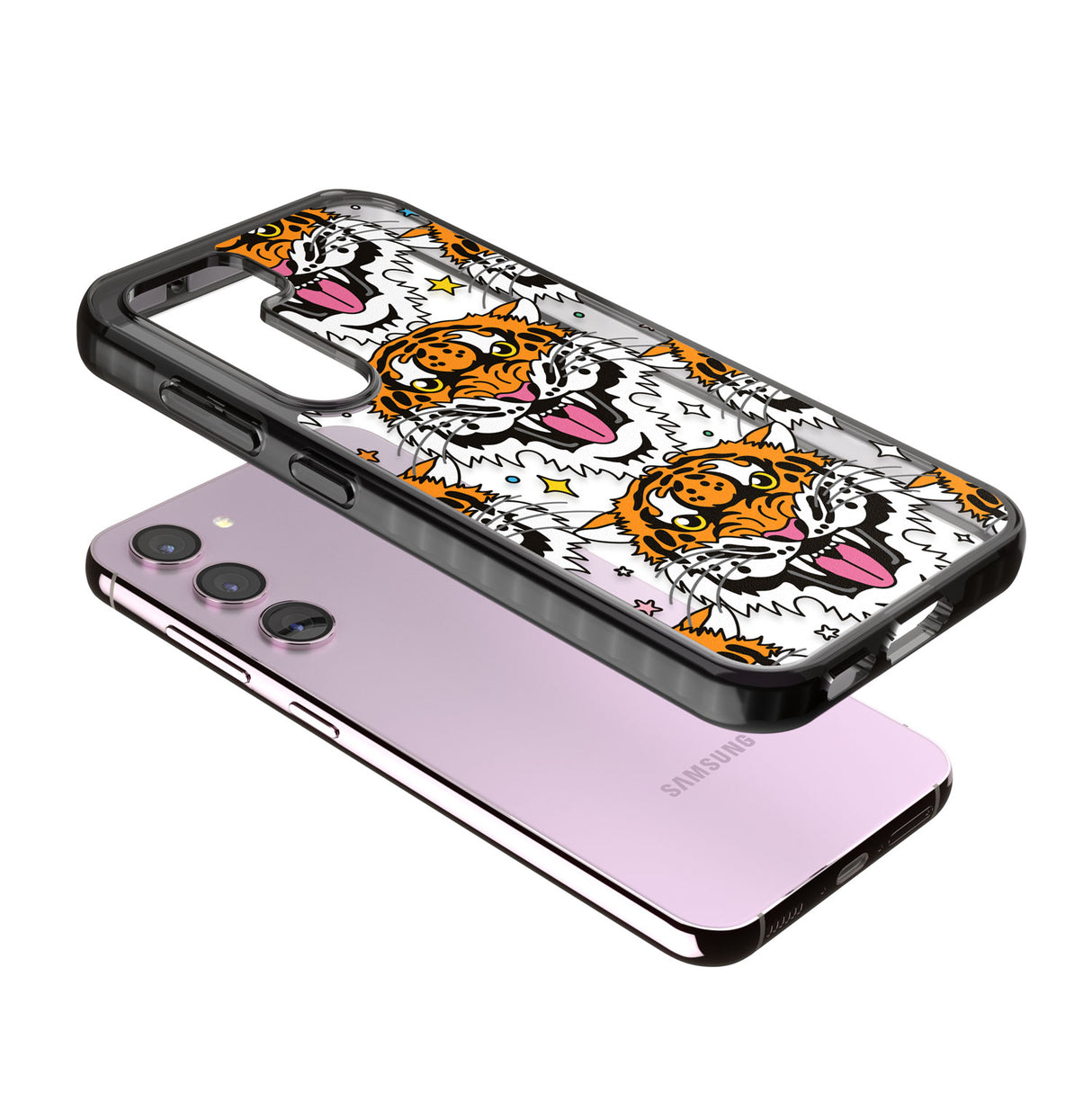 Fierce Jungle Tigers Impact Phone Case for Samsung Galaxy S24, Samsung Galaxy S23, Samsung Galaxy S22