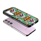 Fierce Jungle Tigers (Green) Impact Phone Case for Samsung Galaxy S24, Samsung Galaxy S23, Samsung Galaxy S22