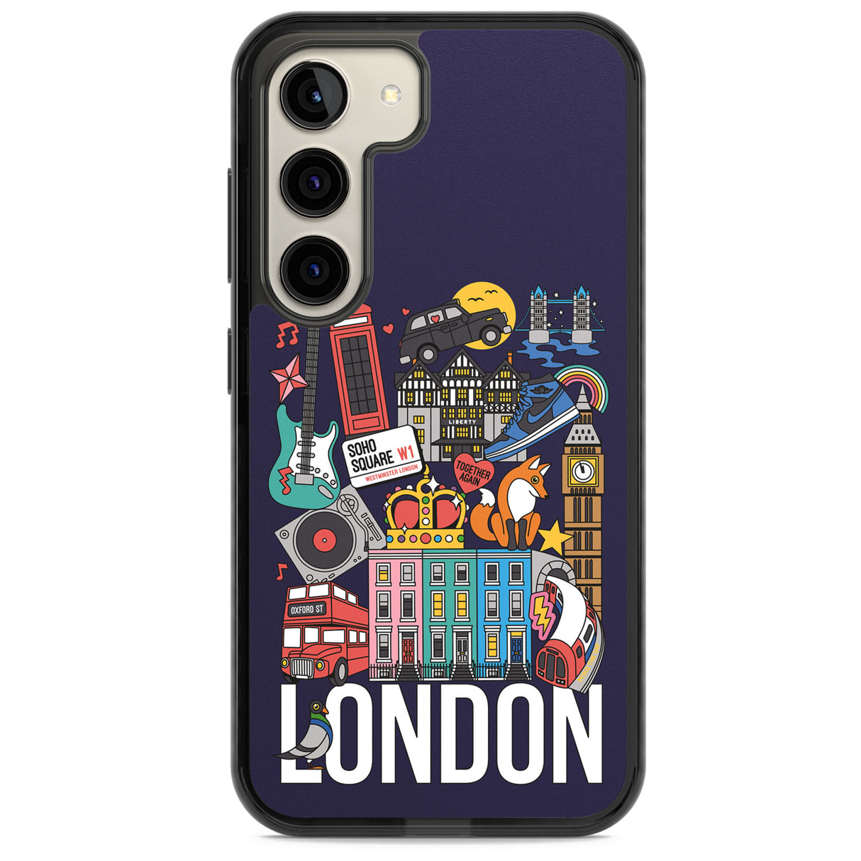 London Calling Impact Phone Case for Samsung Galaxy S24, Samsung Galaxy S23, Samsung Galaxy S22