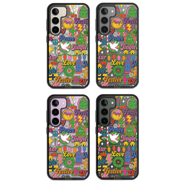 Peace & Festivities Impact Phone Case for Samsung Galaxy S24, Samsung Galaxy S23, Samsung Galaxy S22