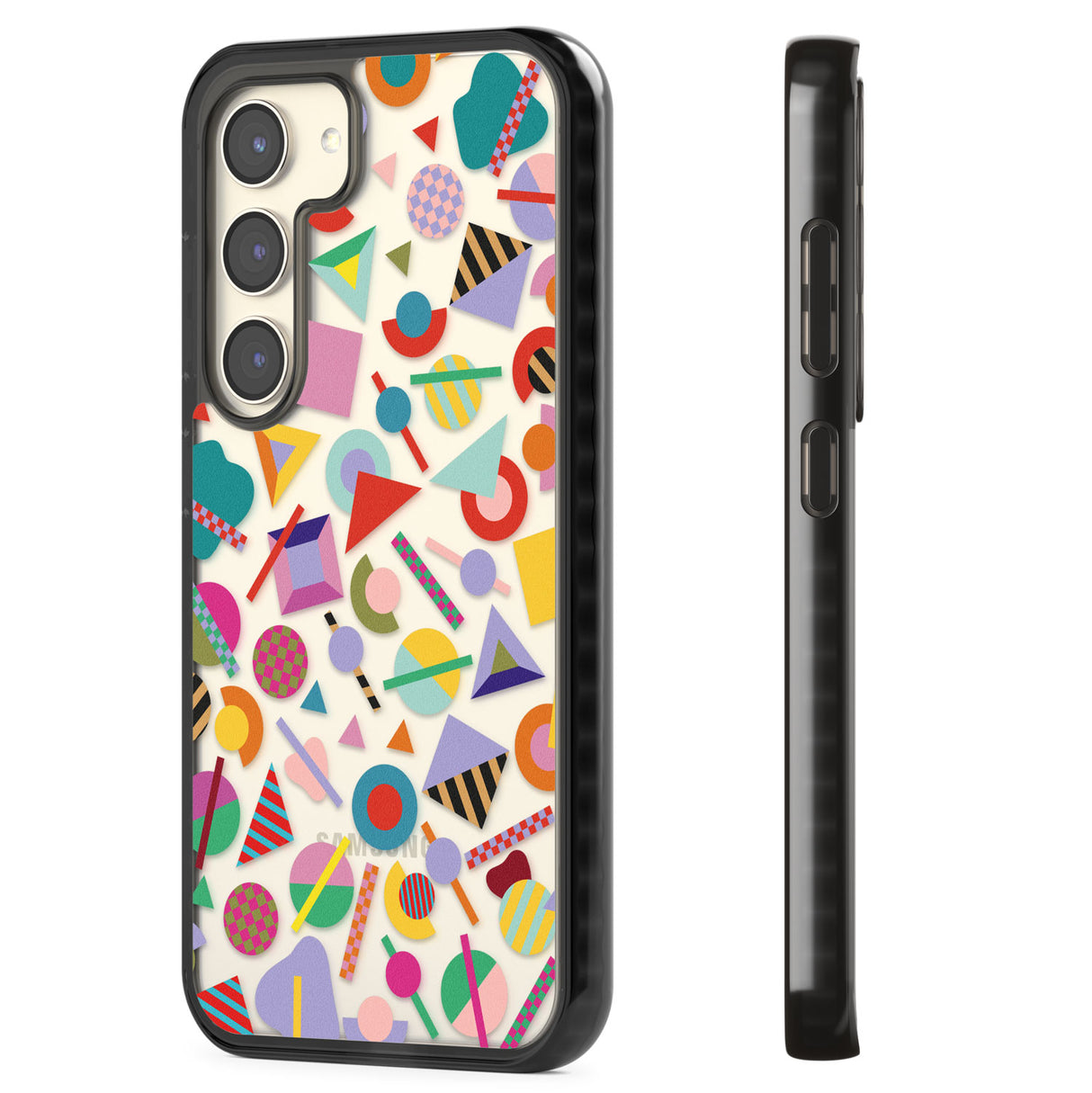 Retro Carnival Shapes Impact Phone Case for Samsung Galaxy S24, Samsung Galaxy S23, Samsung Galaxy S22