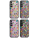 Retro Carnival Shapes Impact Phone Case for Samsung Galaxy S24, Samsung Galaxy S23, Samsung Galaxy S22