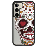 Autumn Sugar Skull Phone Case Samsung S22 / Black Impact Case,Samsung S23 / Black Impact Case Blanc Space