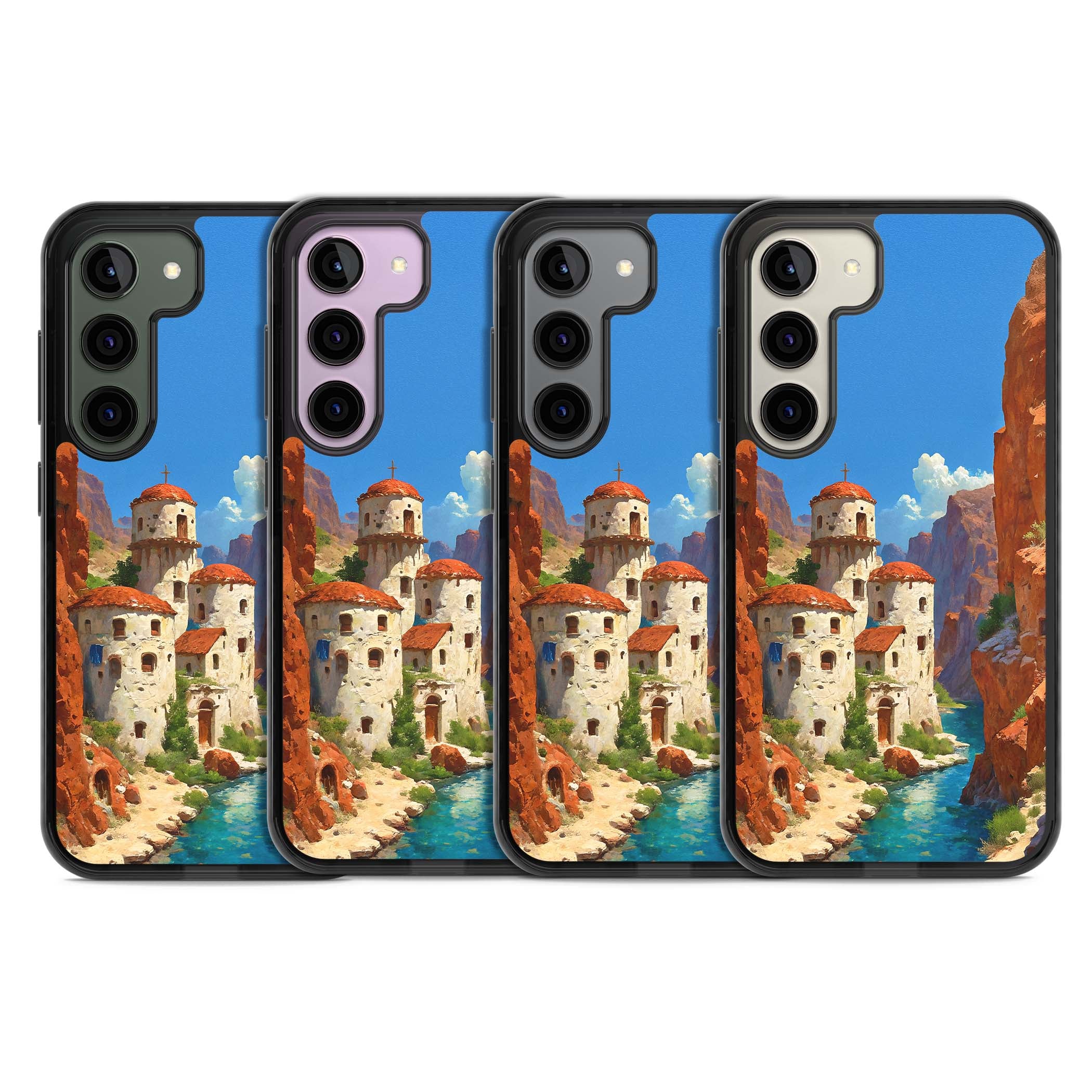 Canyon Haven for her iPhone case | Black Impact case for Samsung Galaxy S24, Samsung Galaxy S23, Samsung Galaxy S22