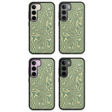 Green Abstract Wave Impact Phone Case for Samsung Galaxy S24, Samsung Galaxy S23, Samsung Galaxy S22