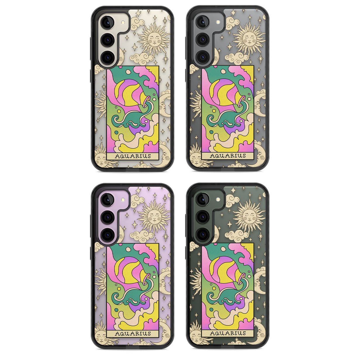 Celestial Zodiac - Aquarius Impact Phone Case for Samsung Galaxy S24, Samsung Galaxy S23, Samsung Galaxy S22