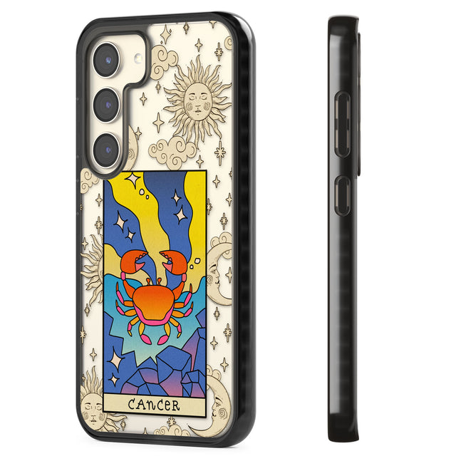 Celestial Zodiac - Cancer Impact Phone Case for Samsung Galaxy S24, Samsung Galaxy S23, Samsung Galaxy S22