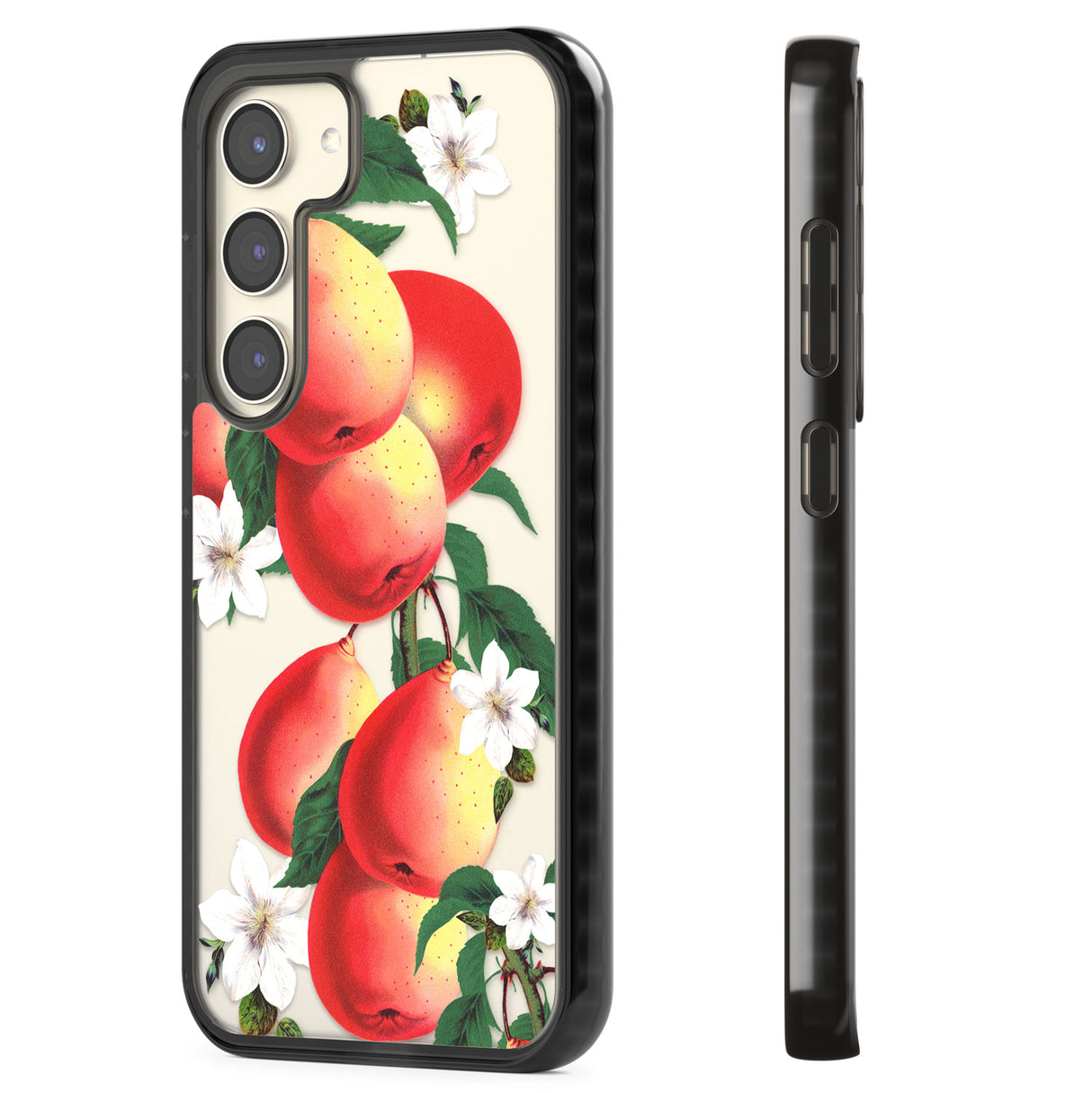 Vintage Painted Peaches Impact Phone Case for Samsung Galaxy S24, Samsung Galaxy S23, Samsung Galaxy S22