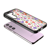 Red, Pink & Purple Flowers Impact Phone Case for Samsung Galaxy S24, Samsung Galaxy S23, Samsung Galaxy S22