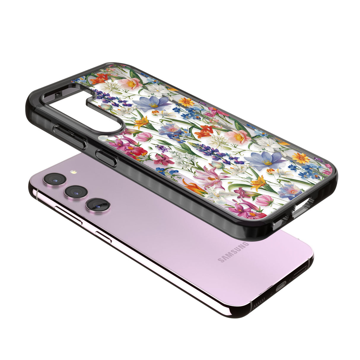 Vintage Wildflowers Impact Phone Case for Samsung Galaxy S24, Samsung Galaxy S23, Samsung Galaxy S22