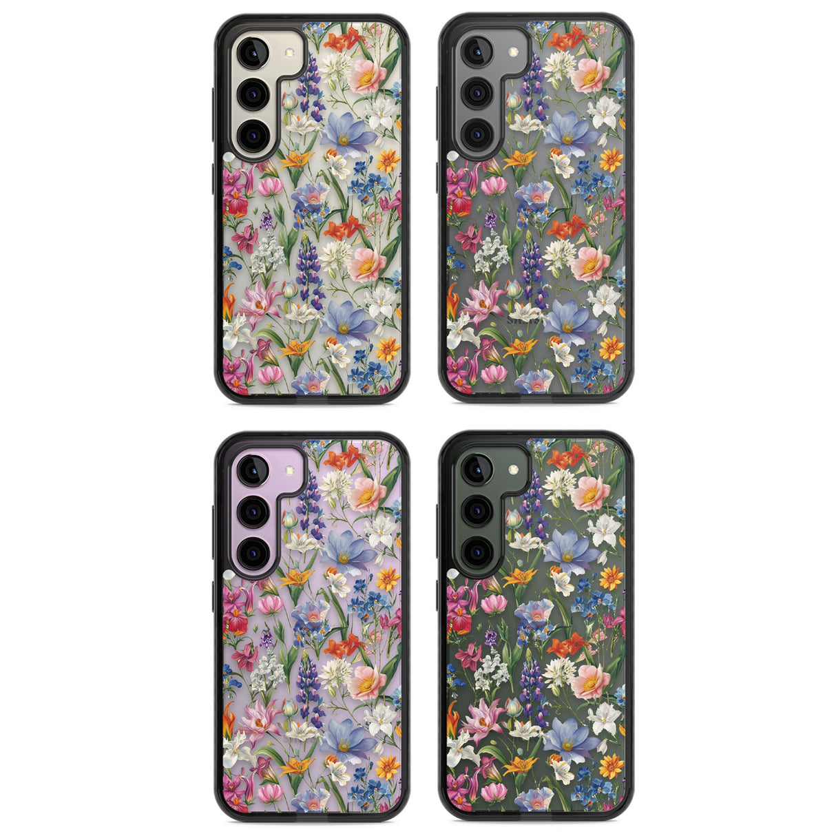 Vintage Wildflowers Impact Phone Case for Samsung Galaxy S24, Samsung Galaxy S23, Samsung Galaxy S22