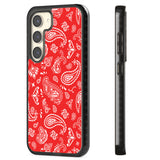 Red Bandana Impact Phone Case for Samsung Galaxy S24, Samsung Galaxy S23, Samsung Galaxy S22