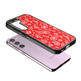 Red Bandana Impact Phone Case for Samsung Galaxy S24, Samsung Galaxy S23, Samsung Galaxy S22