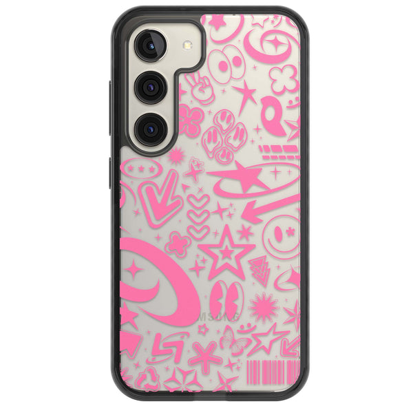 Soft Pink Y2K Pattern