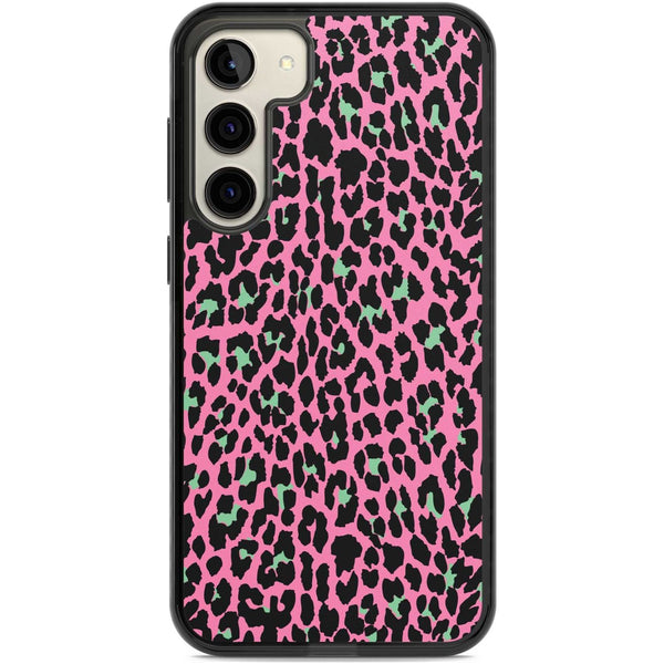 Pink & Green Leopard